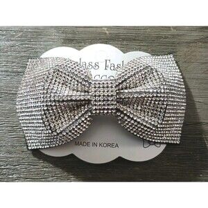 Rhinestone Bow Hair Barrette Made In Korea Highclass Fashion & Accessories